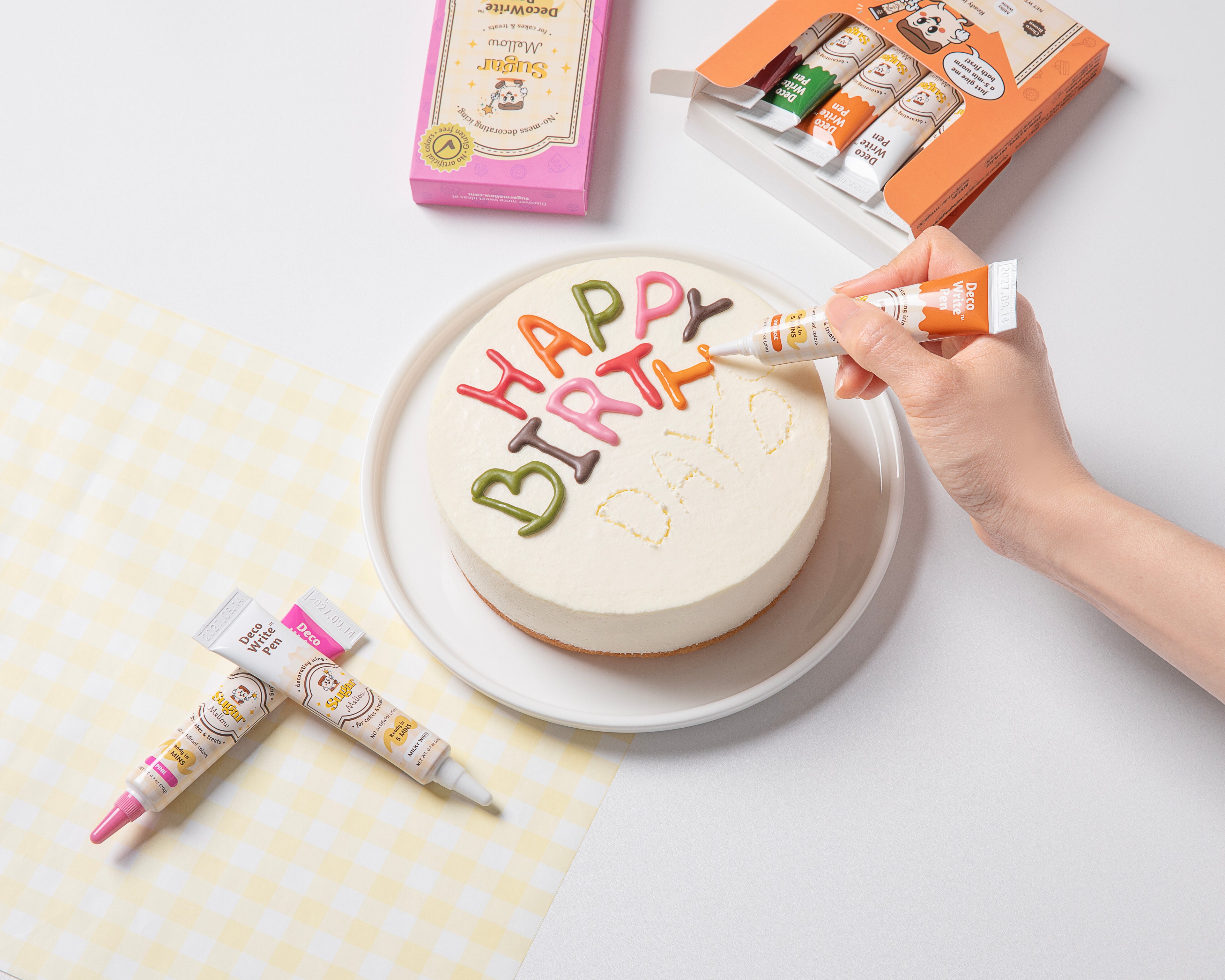 5-Minute No-Prep, No-Mess Cake & Cookie Decorating Pen (3-Color Set)